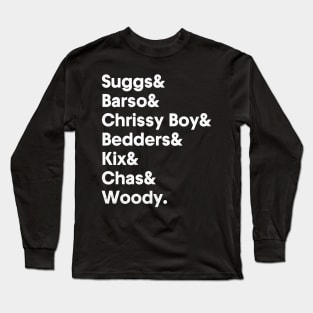 Madness / Classic Line Up List Design Long Sleeve T-Shirt